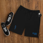 SPLASH (black, cool blue) Men's fleece shorts