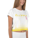 DAZZLE DOLL Sauce Culture All-Over Print Crop Tee