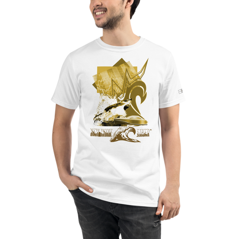 SHARK SAVER (Gold) Organic T-Shirt