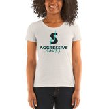 AGGRESSIVE SAVER Ladies' short sleeve t-shirt