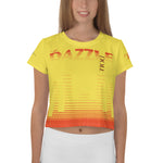 DAZZLE DOLL Sauce Culture Red/Yellow Crop Tee