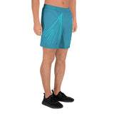 ELR Fast Lines (Cool Blue) Men's Athletic Long Shorts