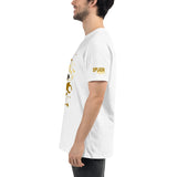 SAUCE CULTURE SPLASH (white, pure gold) Organic T-Shirt