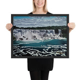 Niagara Falls Premium Luster Photo Paper Framed Poster (in)