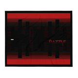 DAZZLE DOLL (Red, Black) Throw Blanket