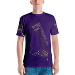 ON TOP OF THE WORLD (Purple) Men's T-shirt