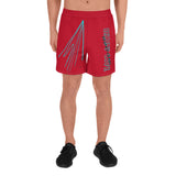 ELR Fast Lines (Red) Men's Athletic Long Shorts