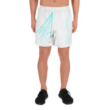 ELR Fast Lines (White) Men's Athletic Long Shorts