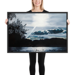 Gloomy View Framed photo paper poster