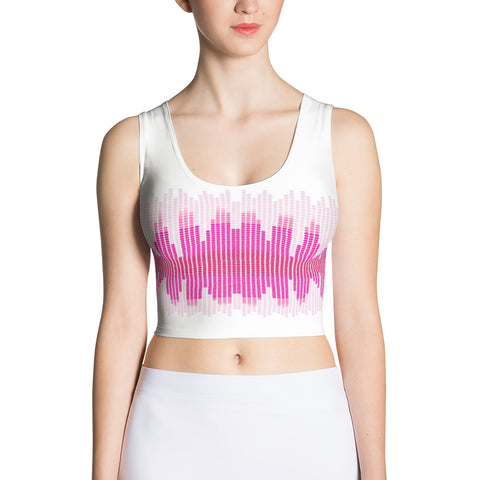 HIGH POWER Sauce Culture All-Over Print Crop Top