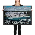 Niagara Falls Premium Luster Photo Paper Framed Poster (in)