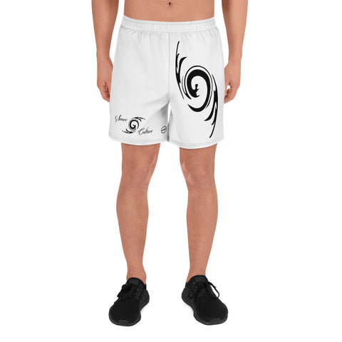 Sauce Culture Wide Logo All-Over Print Men's Athletic Long Shorts