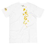 SAUCE CULTURE SPLASH (white, pure gold) Organic T-Shirt
