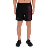 Priceless (Red-Violet) Men's Athletic Long Shorts