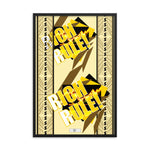 RICH RULE! (cream) Framed photo paper poster