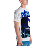 AGGRESSIVE SAVE OR SHARK PREY Large - Style Men's T-shirt