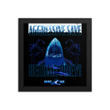 AGGRESSIVE SAVE OR BECOME PREY Framed photo paper poster
