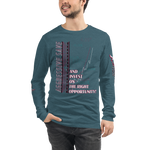 Invest On Right Opportunity Unisex Long Sleeve Tee